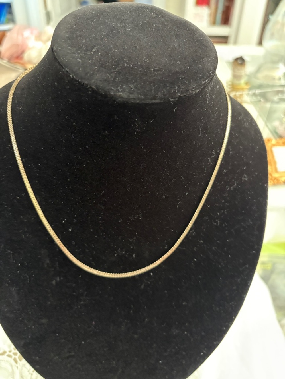 Classic Gold Rope Chain Necklace for Women, Aldo marked.